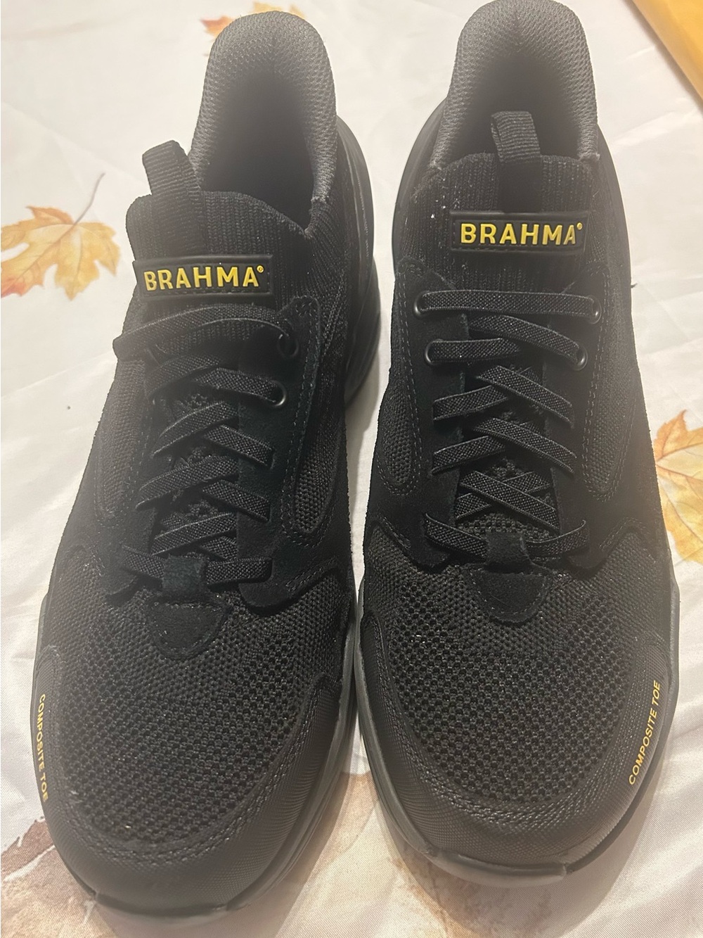 Men’s Brahma Black Work Steel toe shoes